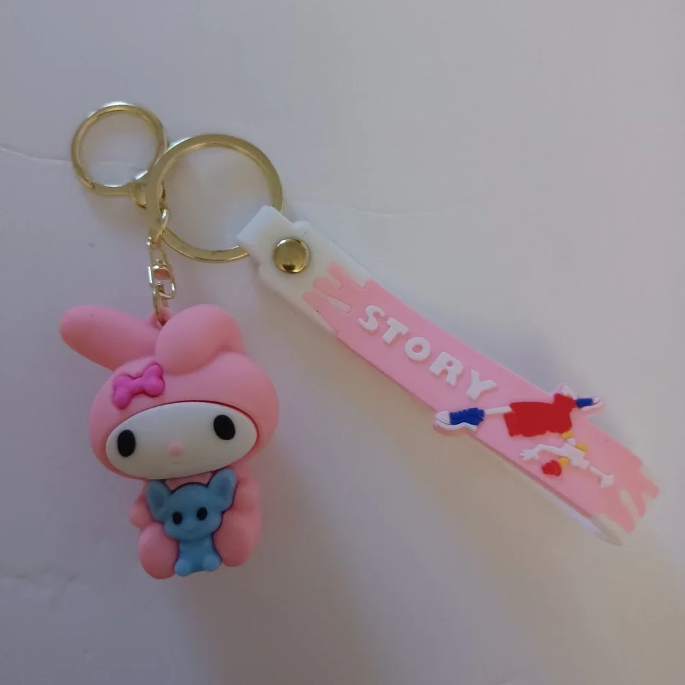 Sanrio Hello Kitty My Melody Figure Strap Keychain Bag Charm
